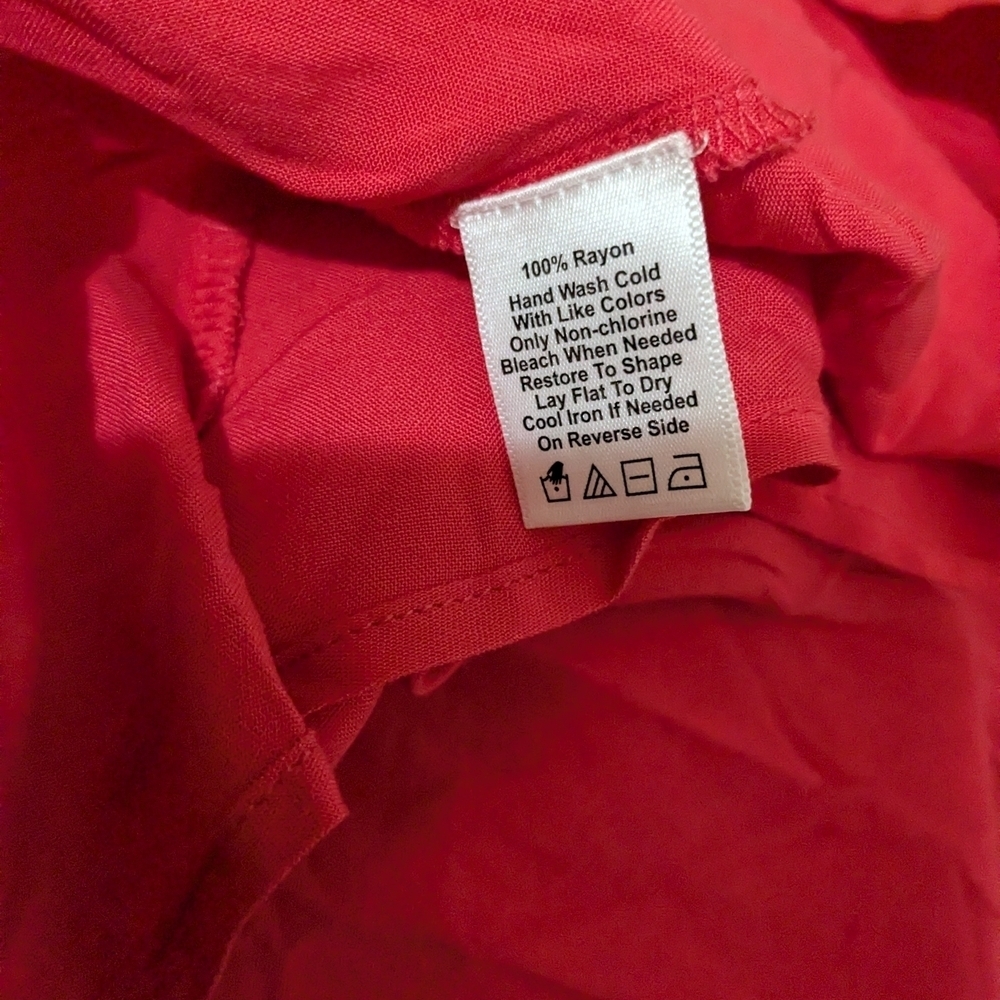 Lark & Ro Vibrant Red Maxi Dress XL NWOT - Picture 8 of 8
